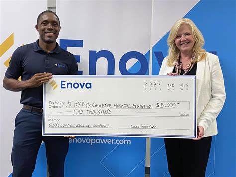 Enova Power Corp. eBilling campaign raises $10,000 for local hospital foundations - Enova Power