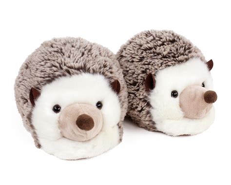 Hedgehog Slippers | Fuzzy Hedgedog Slippers