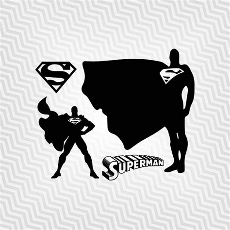 Superman Silhouette Vector at Vectorified.com | Collection of Superman ...