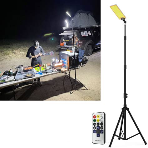 Conpex Telescopic Led Camping Lights 10000 Lumens Camp Light For Camping Tripod, Night Fishing ...