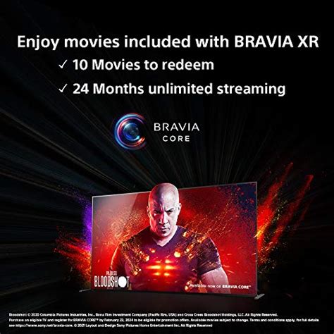 Sony A90J 65 Inch TV: BRAVIA XR OLED 4K Ultra HD Smart Google TV with ...