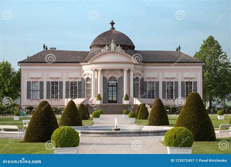 Melk Abbey Garden - Benedictine Monastery, Austria Stock Image - Image ...