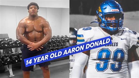 14 YEAR OLD Tyler Parker Next Aaron Donald?! (High School Football ...