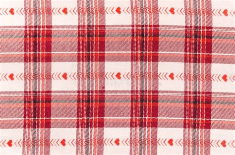 Red and White Checkered Fabric Stock Image - Image of napkin, canvas: 98833427