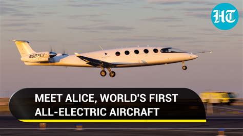 World's first all-electric plane ‘Alice’ completes maiden flight | Watch | Hindustan Times