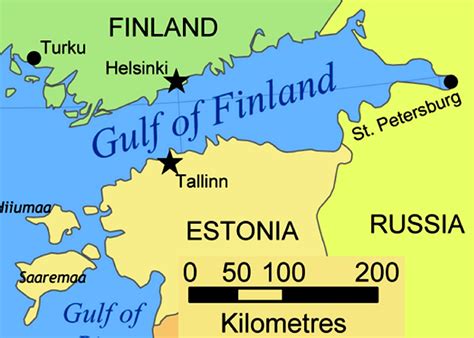 Gulf Of Finland Map - Sarah Cornelle