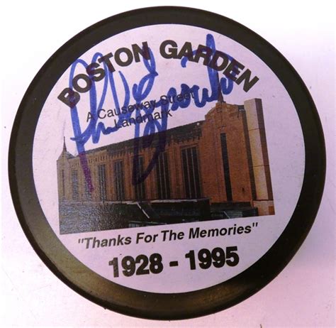 Lot Detail - Phil Esposito Autographed Boston Garden Puck