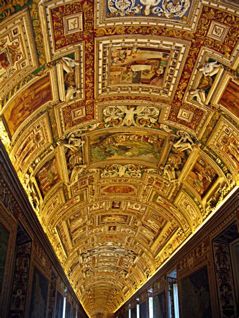 Stock Pictures: Sistine Chapel Corridor Ceiling Paintings and Designs
