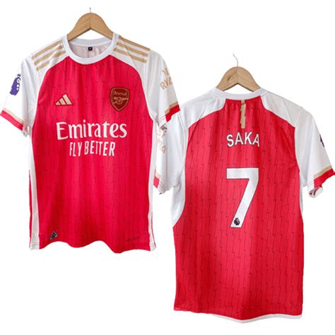 Arsenal 2023-24 Home Jersey Saka Cyberried Store, 60% OFF