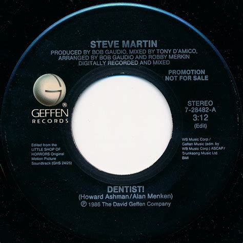 Steve Martin - Dentist! (Vinyl, 7", 45 RPM, Promo) | Discogs