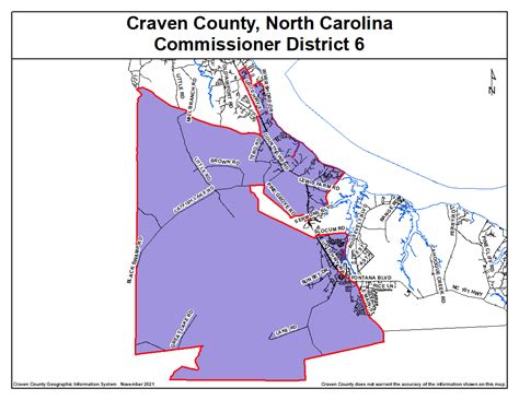 Commissioner District Maps | Craven County