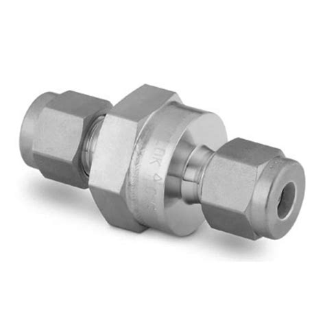 316L Stainless Steel High Purity Check Valve, 1/4 in. Swagelok Tube Fitting, SC-11 Cleaned ...