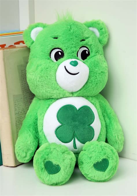 Care Bears 22064 14 Inch Medium Plush Good Luck Bear, Collectable Cute ...