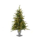 4Ft Pre-Lit LED Artificial Fir Christmas Tree with Urn Pot - Lux Comforts | Fine Home Goods and ...