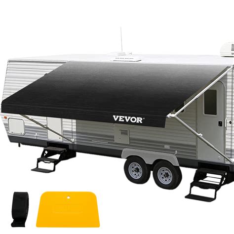 VEVOR RV Awning 20 ft, Awning Replacement Fabric 19 ft 2 in, Premium ...