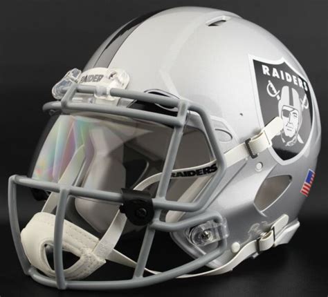 LAS VEGAS OAKLAND RAIDERS -Riddell Full-Size VSR4 Authentic Helmet | eBay