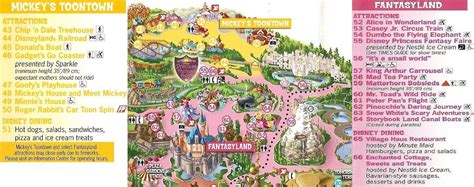 Disneyland - Fantasyland & Toontown Interactive Map