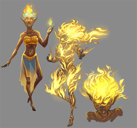 ArtStation - Fire Elemental