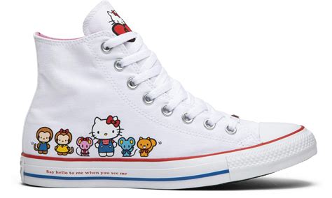 Hello Kitty x Converse Chuck Taylor All Star Canvas Hi 'White' - 162944C - Novelship