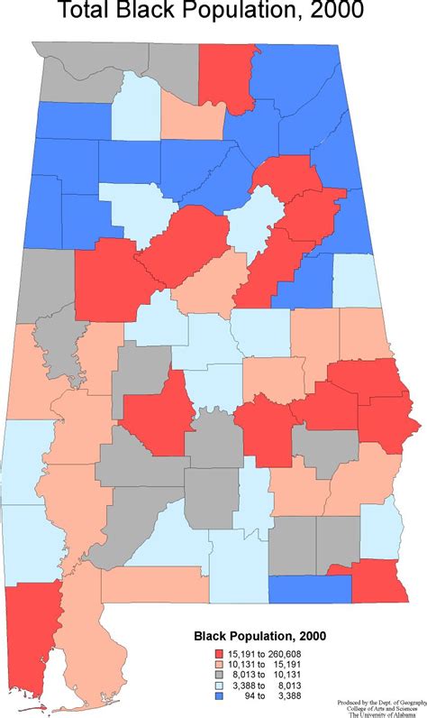 Alabama Maps - Demographics