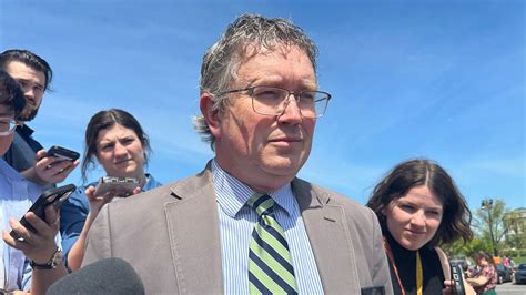 Massie calls on Johnson to resign from leadership role