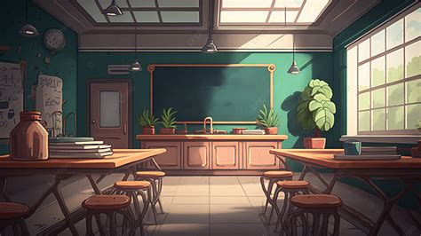 Classroom Blackboard Illustration Background, Classroom, Blackboard ...