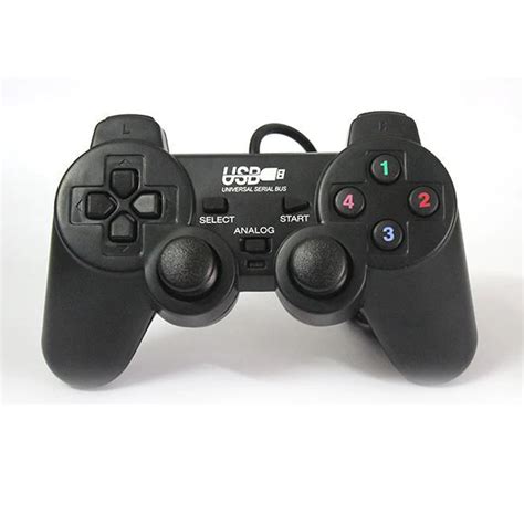 USB Wired PC Gamepad Game Controller Shock Vibration Joystick Joypad ...