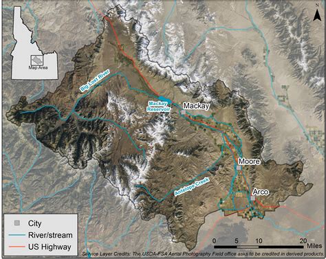 Big Lost River Idaho Map - Fancie Shandeigh