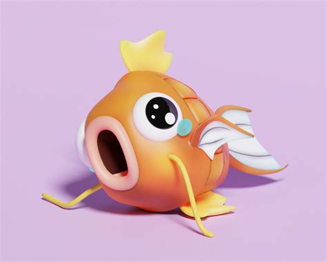 3D Doodle - Self Aware Magikarp : pokemon | Magikarp, 3d doodle ...