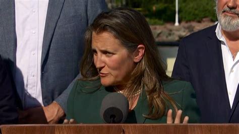 Chrystia Freeland fined for speeding in Alberta: ‘I won’t do it again ...