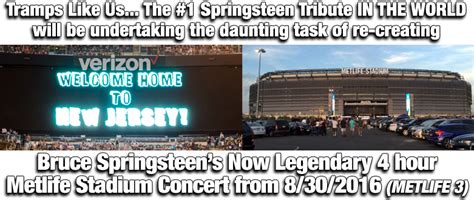 Tramps Like Us To Re-create Springsteen's Metlife Stadium Concert From ...