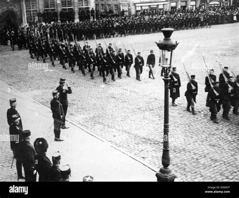 A military parade for the Belgian King Stock Photo - Alamy