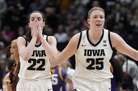 Caitlin Clark's dazzling season ends short of title for Iowa | AP News