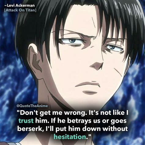 Captain Levi Levi Ackerman Quotes Funny - Attack on titan/shingeki no ...