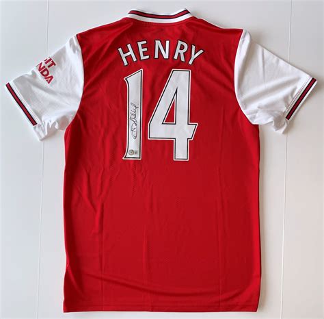 Thierry Henry Signed Arsenal Jersey - The Autograph Source