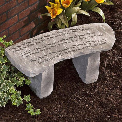 Design Toscano Your Memory is My Keepsake Cast Stone Memorial Garden ...