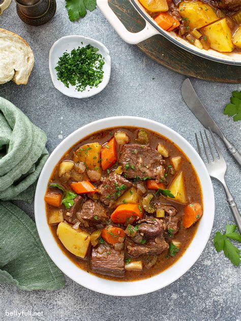 Guinness Beef Stew {Irish Stew Recipe} - Belly Full