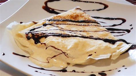 Chocolate Crepes with Vanilla Ice Cream Recipe - Mark's Cuisine #35 - YouTube