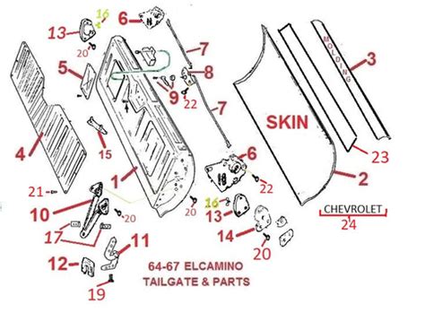 1967ElCamino - Click on a diagram below to view available parts. – Chicago Muscle Car Parts , Inc.