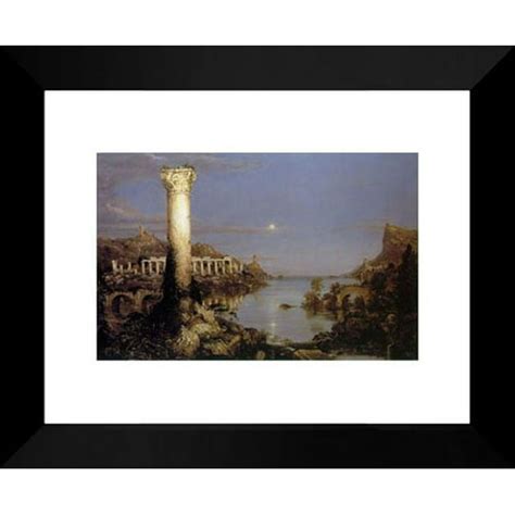 The Course of the Empire: Desolation 20x24 Framed Art Print by Cole, Thomas - Walmart.com ...