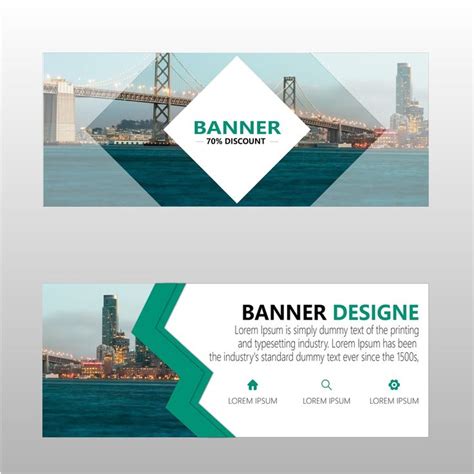 Clean Web Banner Illustrator Template Free Download #freebrochure #brochuretemplate #cards # ...