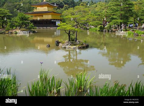 Golden pavilion in Kyoto Stock Photo - Alamy