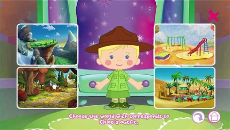 Chloe's Closet Dress Up Adventure Cartoon Animation Sprout PBS Kids Game Play Walkthrough ...