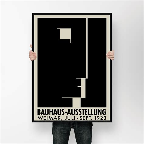 Herbert Bayer Poster Bauhaus Exhibition Weimar July - Sept 1923 ...