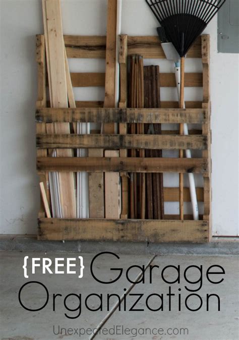 Free Garage Storage: Just ONE More Thing Pallets are Good For!!