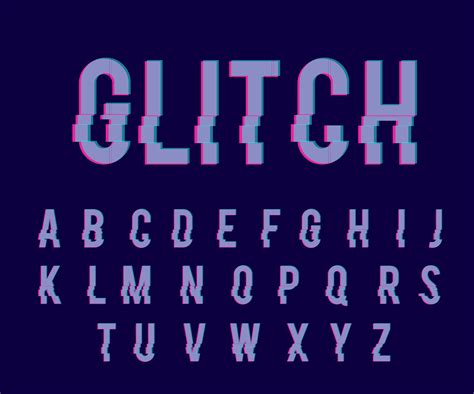 Glitch Text Font