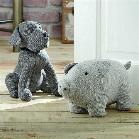 Animal Fabric Door Stop | Fabric toys, Animal doorstop, Stuffed toys patterns