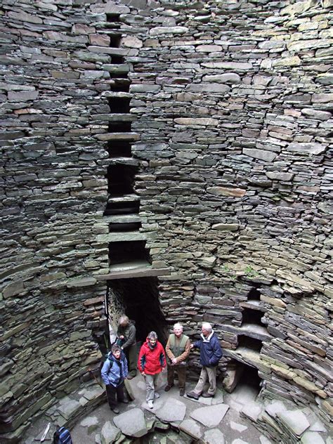 Mousa Broch | Inside the broch Dry stone construction. Built… | Flickr