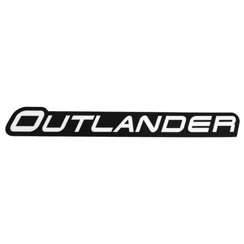 Can-Am 704902744 OEM Front Side "Outlander" Decal 2012-2014 Outlander ...