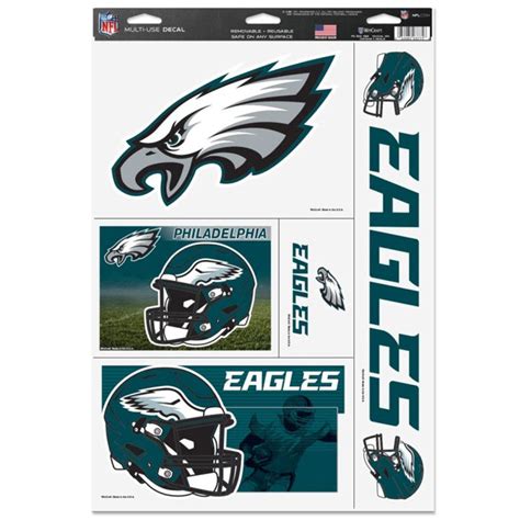 Philadelphia Eagles - Set of 5 Ultra Decals at Sticker Shoppe